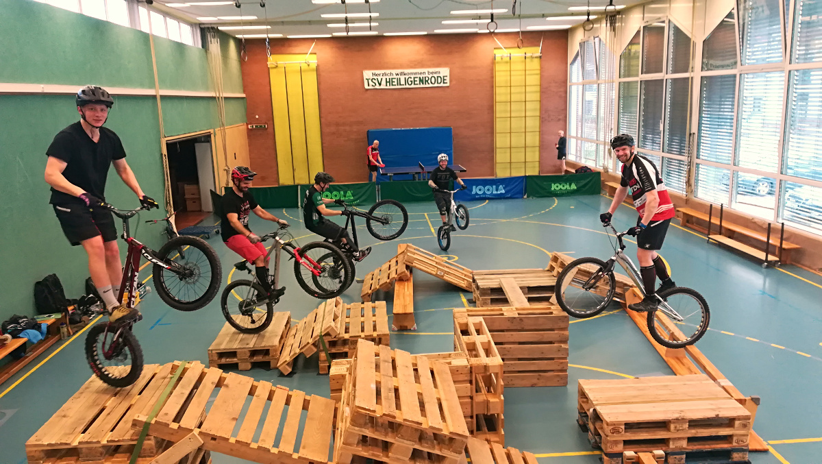 Samstagstraining für die „Senioren“ der Sparte Trial